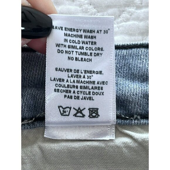 Sandrine Rose X Free People Womens Sz 30 High Waist Distressed Skinny Jeans NWT - Picture 9 of 11